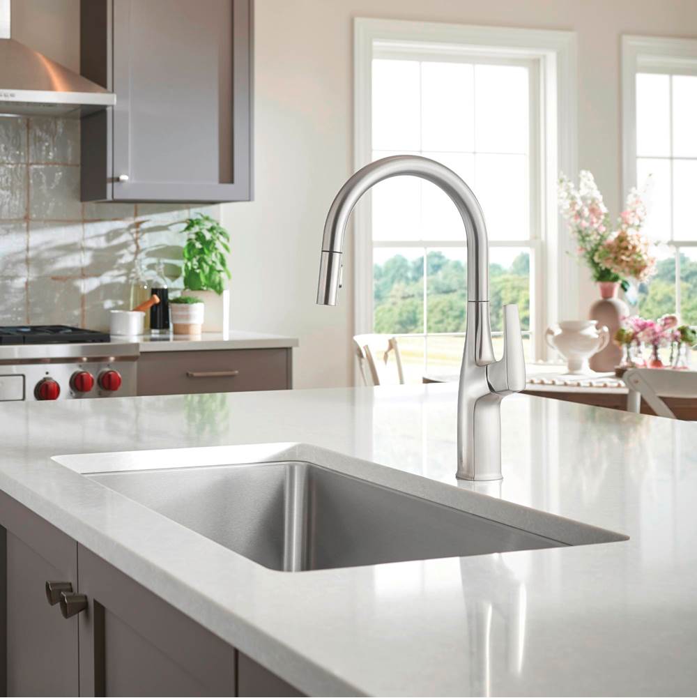 Blanco - Formera 33'' Super Single Undermount Stainless Steel Kitchen Sink - Satin Polish