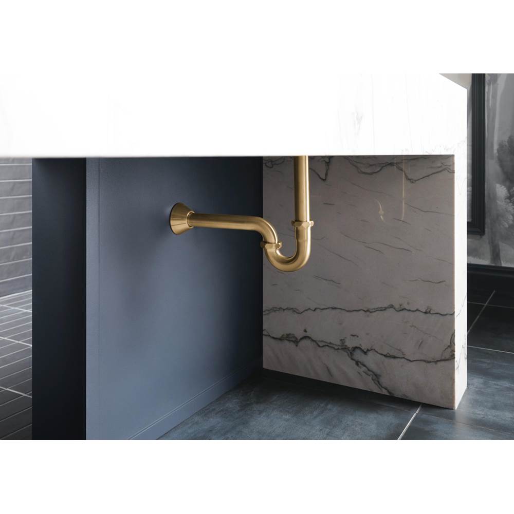 Brizo - Other 20-Gauge P-Trap with Flange - Luxe Gold