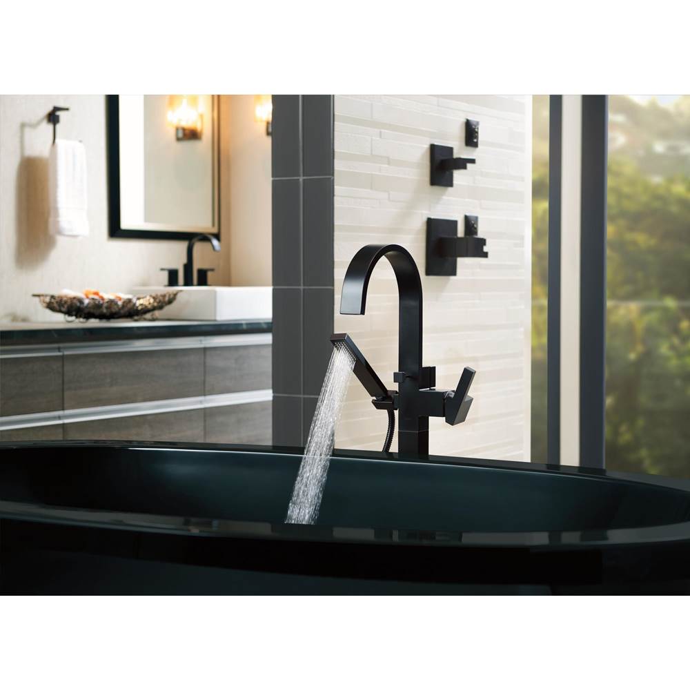 Brizo - Siderna Single-Handle Freestanding Tub Filler - Matte Black