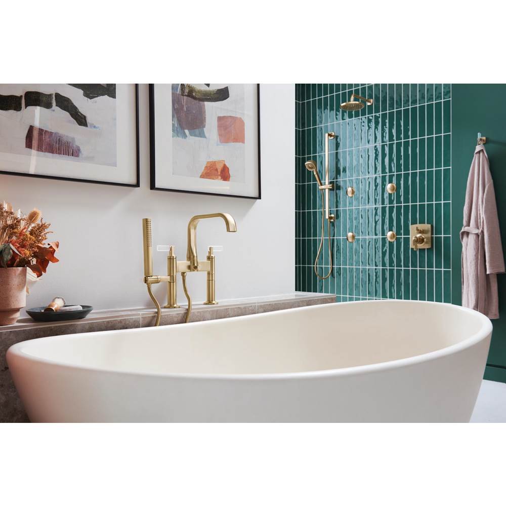 Brizo - Kintsu Two-Handle Tub Filler Body Assembly - Less Handles - Matte Black