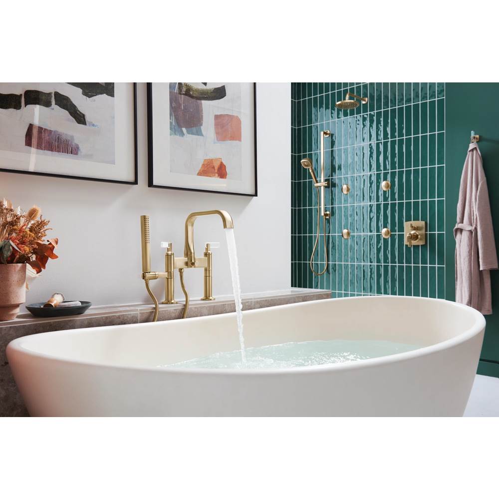Brizo - Kintsu Two-Handle Tub Filler Body Assembly - Less Handles - Matte Black