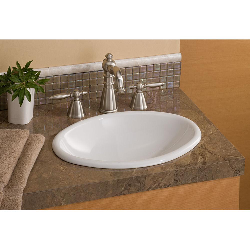 Cheviot Products - MINI OVAL Drop-In Sink - White