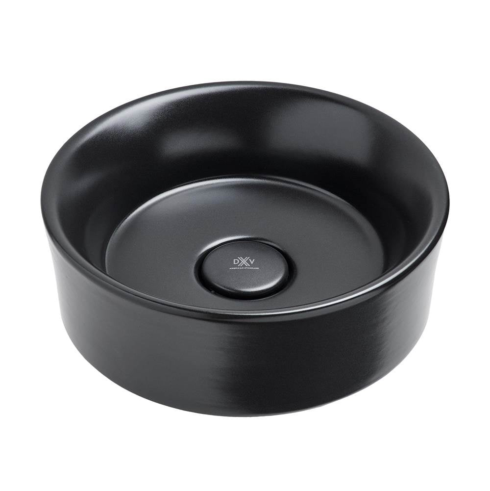 DXV - POP Round Vessel Sink - Matte Black
