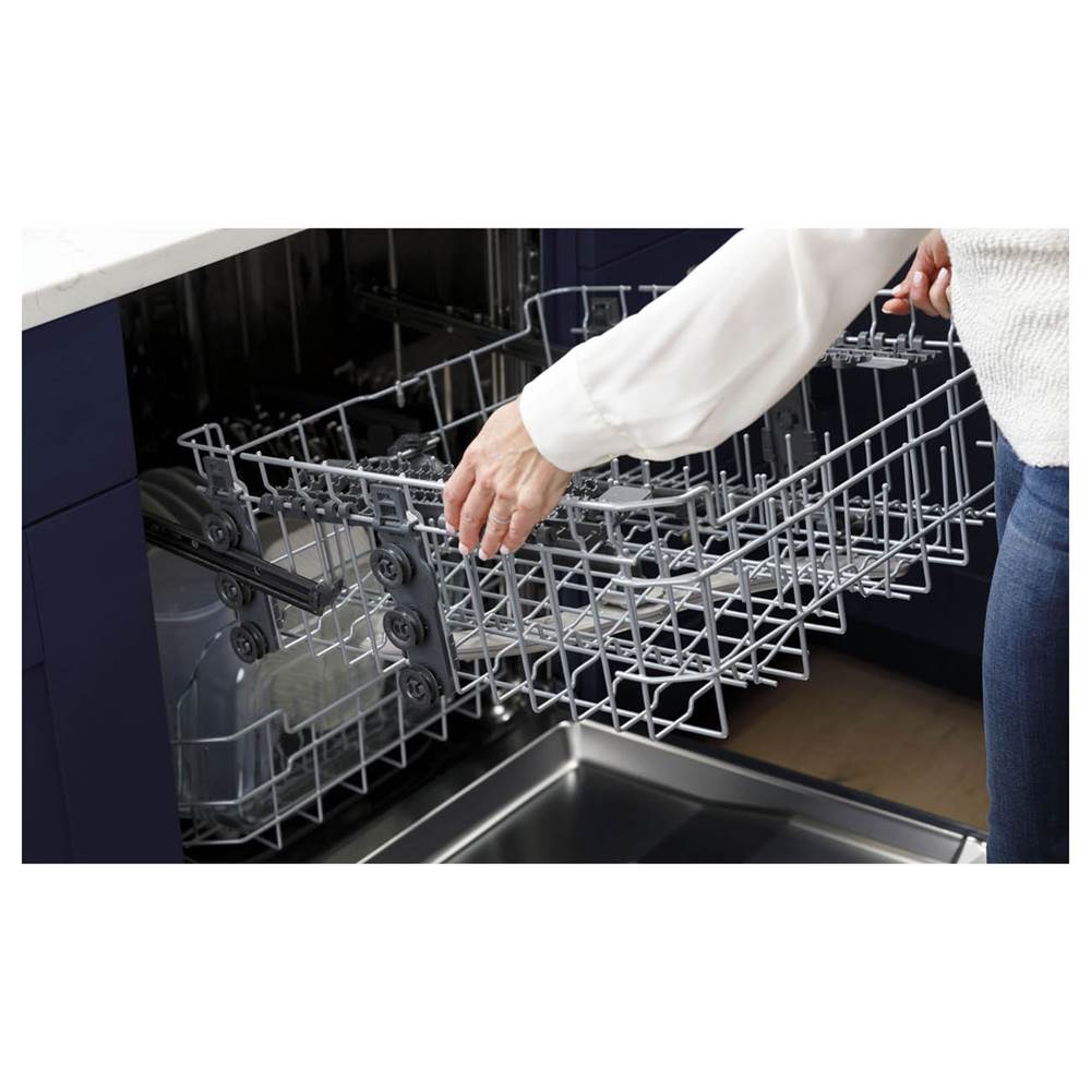 GE Appliances - Top Control with Plastic Interior Dishwasher with Sanitize Cycle and Dry Boost - Stainless Steel