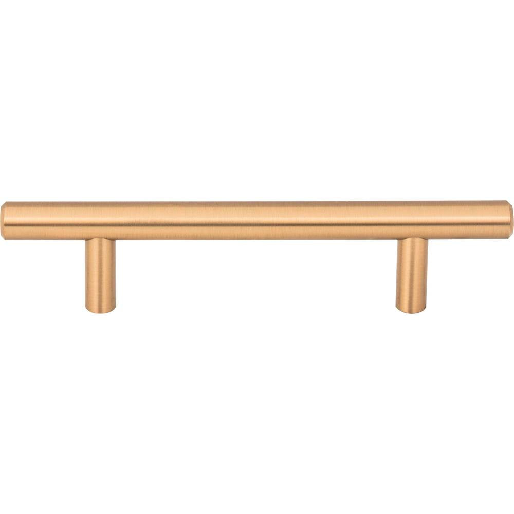 Hardware Resources - 3'' Center-to-Center Satin Bronze Naples Cabinet Bar Pull - Satin Bronze