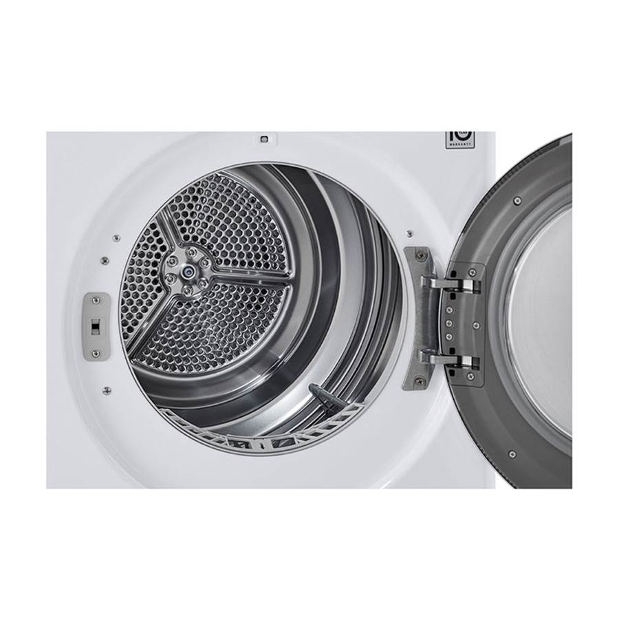 LG Appliances - 4.2 cu.ft. 24'' Compact Front LED Display with Dial-A-Cycle, Winkle Care, Ventless condensing system, White - White