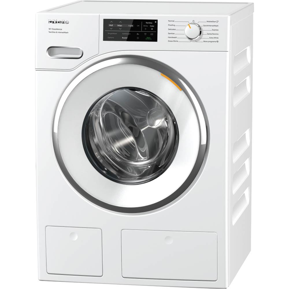 Miele - WXI860 WCS TDos&IntenseWash - 24'' W1 Washer TDos &IntenseWash Wifi (Lotus White) - Lotus White