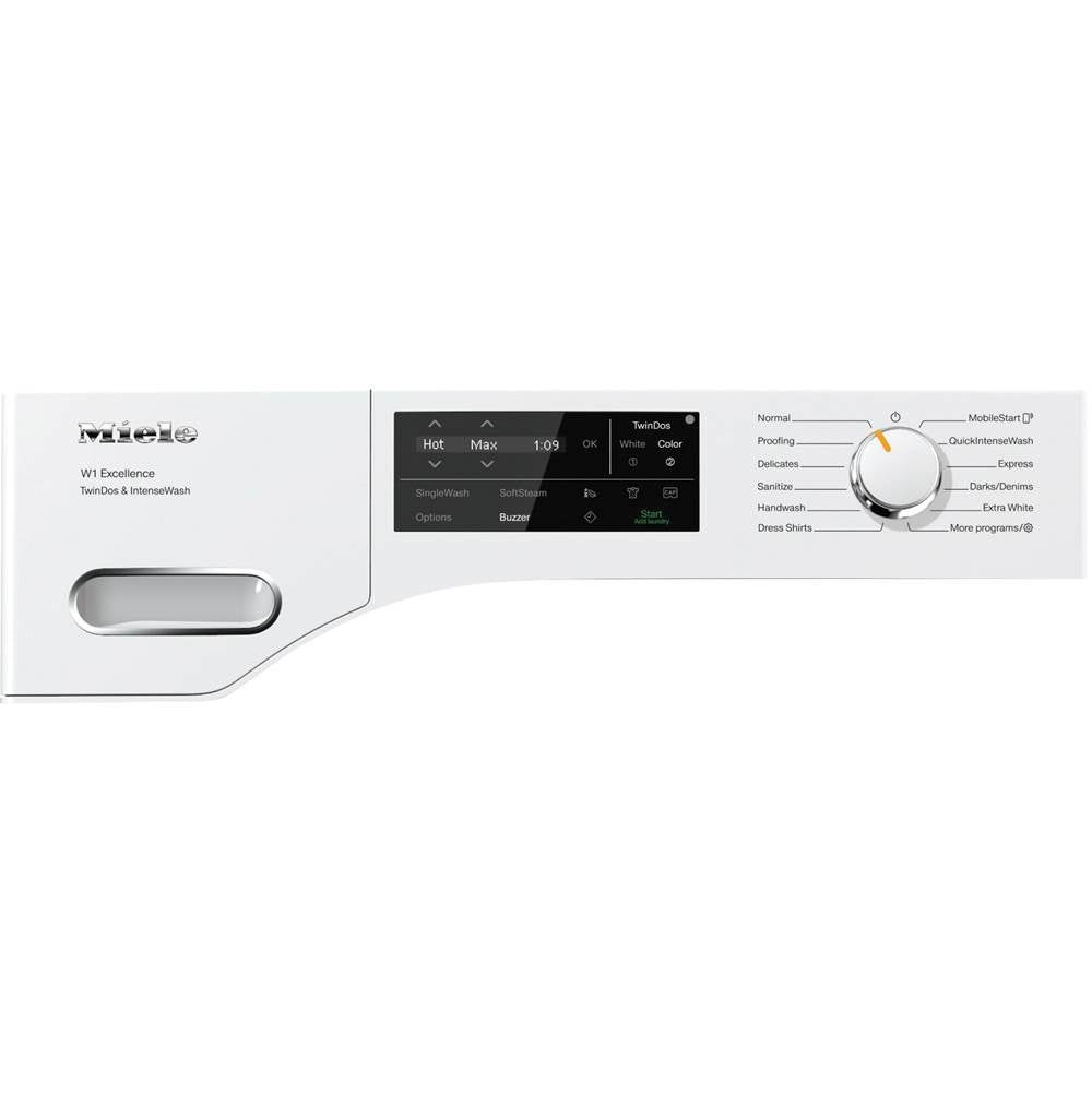 Miele - WXI860 WCS TDos&IntenseWash - 24'' W1 Washer TDos &IntenseWash Wifi (Lotus White) - Lotus White