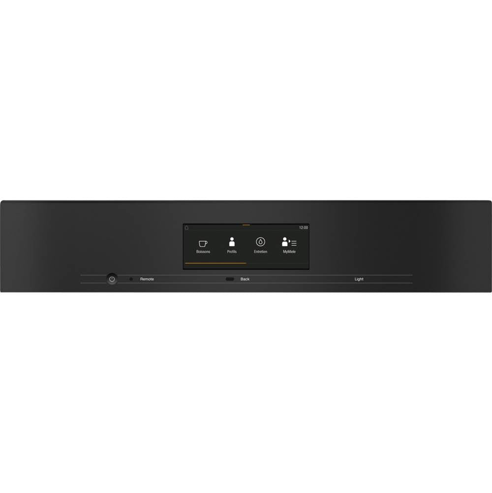 Miele - CVA 7845 - 24'' VitroLine Coffee Plumbed MTouch (Obsidian Black) - Obsidian Black