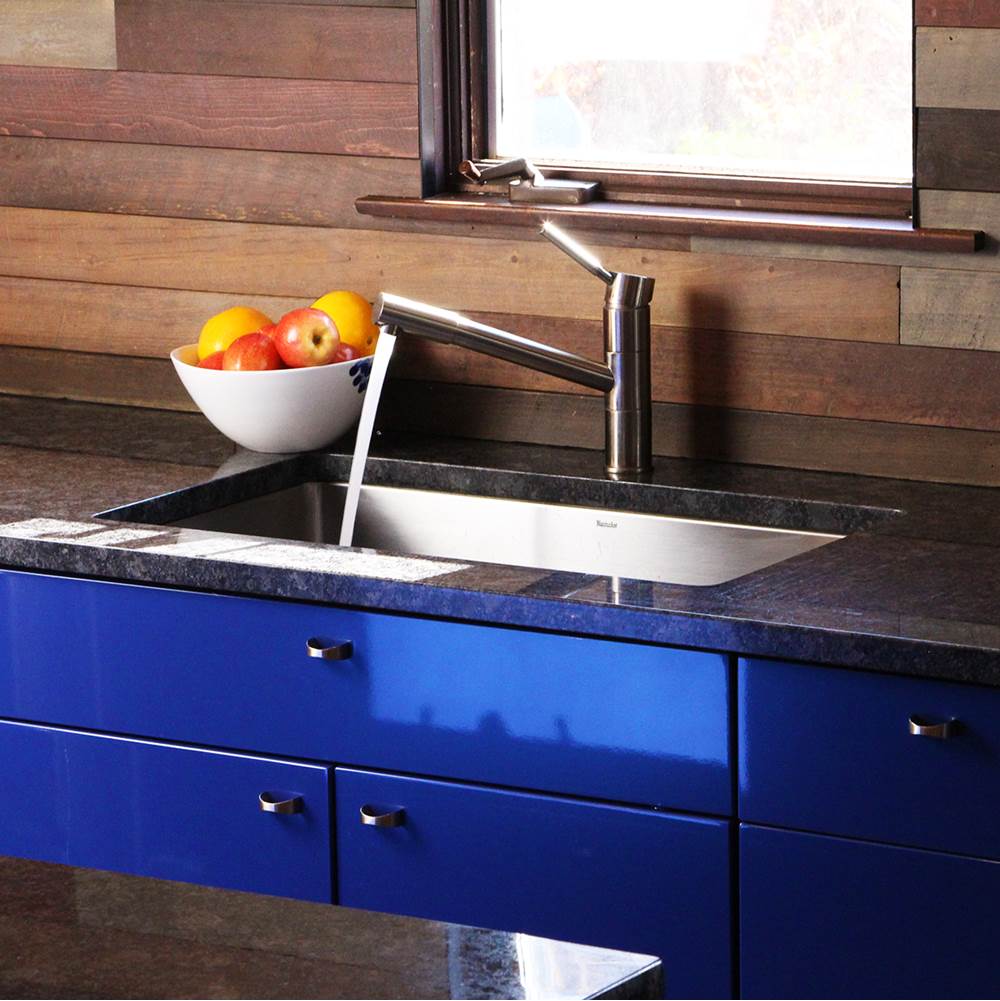 Nantucket Sinks - Pro Series Rectangle Single Bowl Undermount Small Radius Corners Stainless Steel Kitchen Sink, 16 Gauge - satin