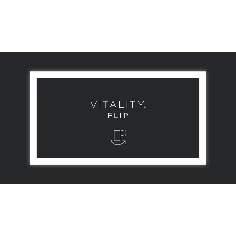Robern - Vitality Lighted Mirror, 24'' x 40'' x 1-3/4'', Rectangle, Glow Light Pattern, 3000K Temperature (Warm Light), Dimmable, Defogger