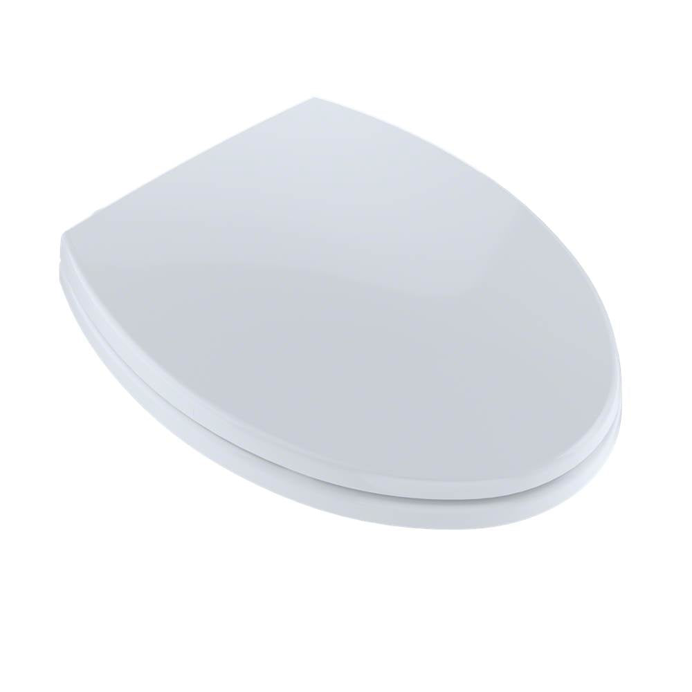 TOTO - TOTO SoftClose Slow Close Elongated Toilet Seat and Lid, Cotton White - Cotton White