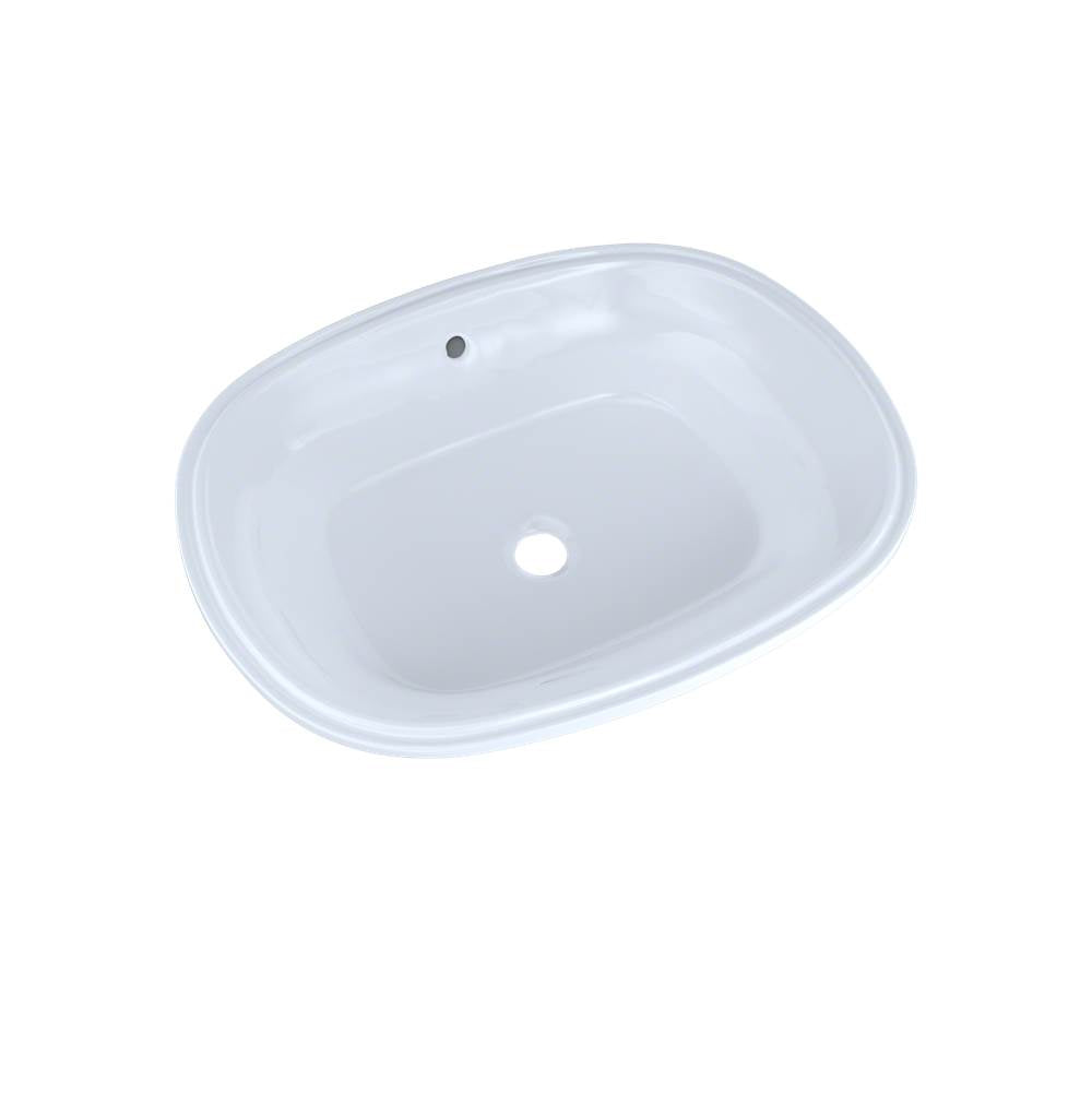 TOTO - Toto MarisE 20-5/16'' X 15-9/16'' Oval Undermount Bathroom Sink With Cefiontect, Cotton White - Cotton White