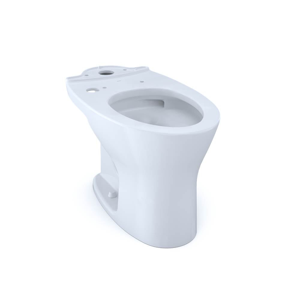 TOTO - Drake Dual Flush Elongated Universal Height Toilet Bowl with CEFIONTECT, WASHLET+ Ready, Cotton White - Cotton