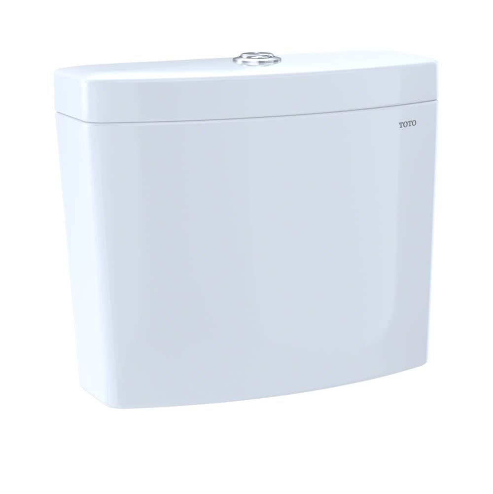 TOTO - Toto Aquia Iv Dual Flush 1.28 And 0.9 Gpf Toilet Tank Only With Washlet+ Auto Flush Compatibility, Cotton White - Cotton White