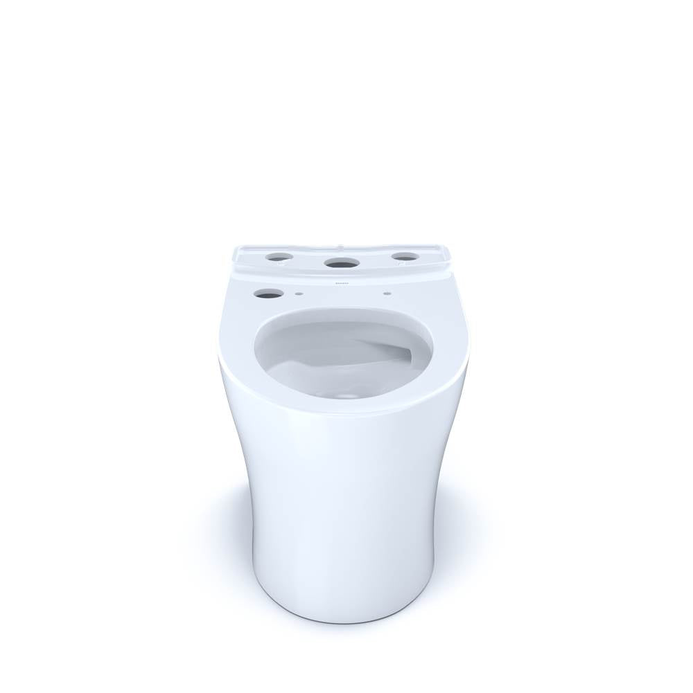 TOTO - Toto Aquia Iv Elongated Universal Height Skirted Toilet Bowl With Cefiontect, Washlet+ Ready, Cotton White - Cotton White