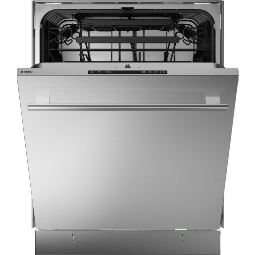 Asko - 24'' Dishwasher, 40 Series, ADA, SS, SZW Tubular Handle, 42 dBA - Stainless Steel