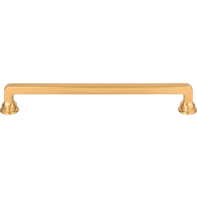 Atlas - Oskar Pull 7 9/16 Inch (c-c) Warm Brass - Warm Brass