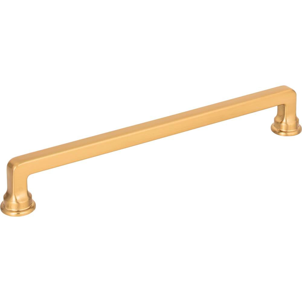 Atlas - Oskar Pull 7 9/16 Inch (c-c) Warm Brass - Warm Brass