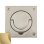 Baldwin - 0397 FLUSH RING PULL 044 - Lifetime Satin Brass
