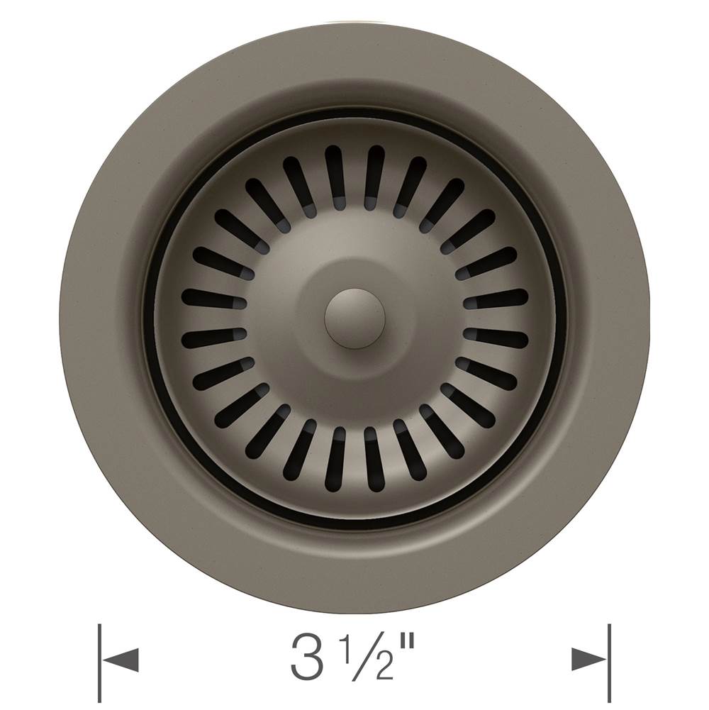 Blanco - Color-Coordinated Metal Basket Strainer - Volcano Gray - Volcano Gray