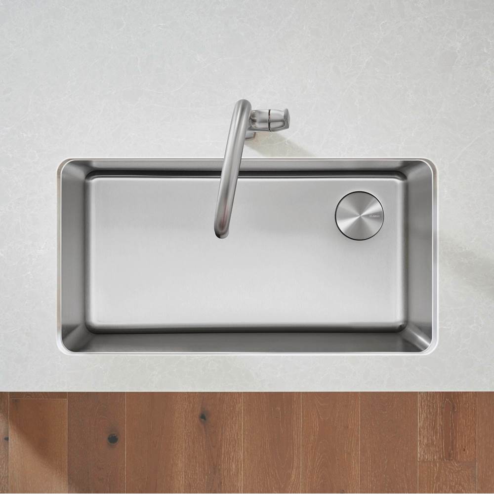 Blanco - Formera 33'' Super Single Undermount Stainless Steel Kitchen Sink - Satin Polish