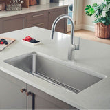 Blanco - Formera 33'' Super Single Undermount Stainless Steel Kitchen Sink - Satin Polish