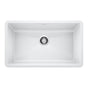 Blanco - Precis SILGRANIT 32'' Super Single Undermount Kitchen Sink - White - White