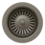 Blanco - Color-Coordinated Metal Basket Strainer - Volcano Gray - Volcano Gray