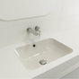 BOCCHI - Scala Undermount Sink Fireclay 21.75 in. with Overflow in Biscuit - Biscuit