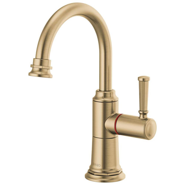 Brizo - Rook Instant Hot Faucet with Arc Spout - Luxe Gold