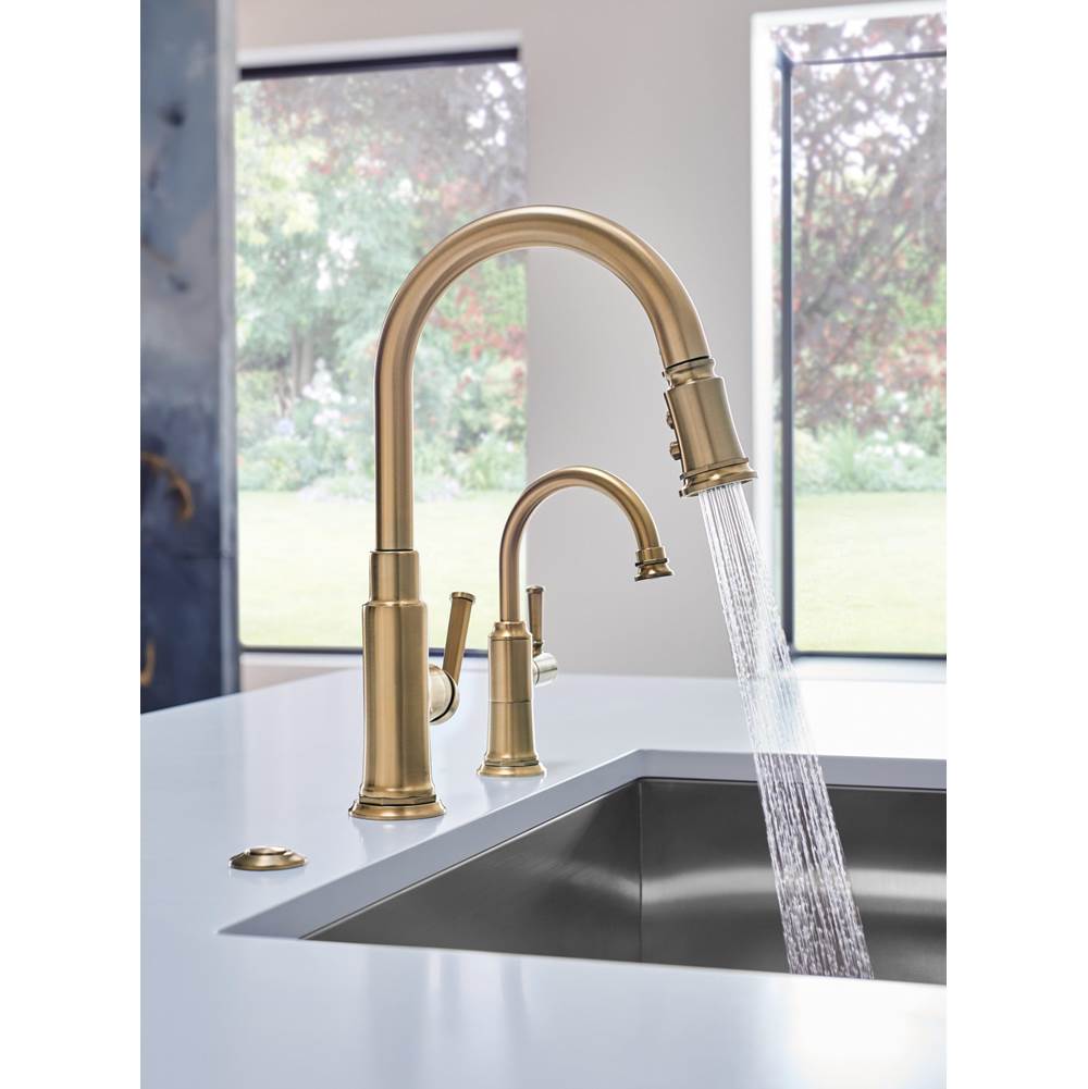 Brizo - Rook Instant Hot Faucet with Arc Spout - Luxe Gold