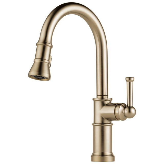 Brizo - Artesso Single Handle Pull-Down Kitchen Faucet - Luxe Gold