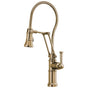 Brizo - Artesso Articulating Faucet With Finished Hose - Luxe Gold