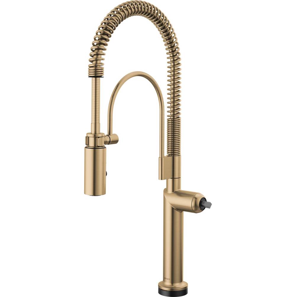 Brizo - Odin SmartTouch Semi-Professional Kitchen Faucet - Less Handle - Luxe Gold