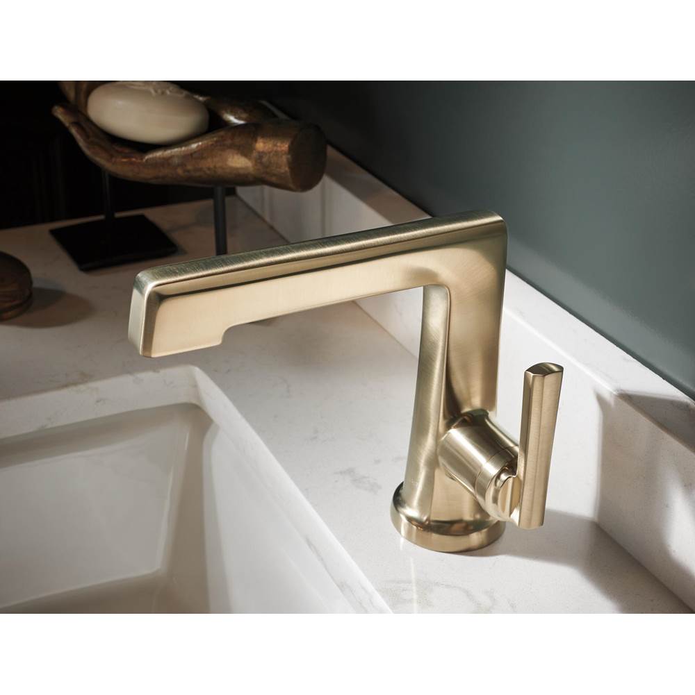 Brizo - LevoirE Single-Handle Lavatory Faucet 1.5 GPM - Luxe Gold