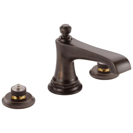 Brizo - Rook Widespread Lavatory Faucet - Less Handles 1.5 GPM - Venetian Bronze