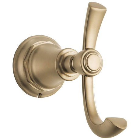 Brizo - Rook Double Robe Hook - Luxe Gold
