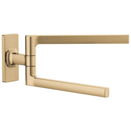 Brizo - Kintsu 8'' Pivoting Towel Bar - Luxe Gold