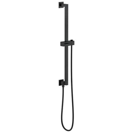 Brizo - Universal Showering Linear Square Slide Bar With Hose - Matte Black