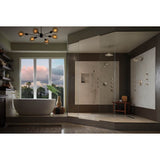 Brizo - Universal Showering 7'' Classic Round H2Okinetic<sup></sup> Single Function Wall Mount Showerhead - Polished Nickel
