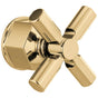 Brizo - Invari Single-Handle Floor Mount Tub Filler Cross Handle Kit - Polished Gold