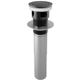 Brizo - Other Push Button Pop-Up With Overflow - Matte Black