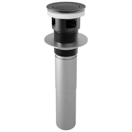 Brizo - Other Push Button Pop-Up With Overflow - Matte Black