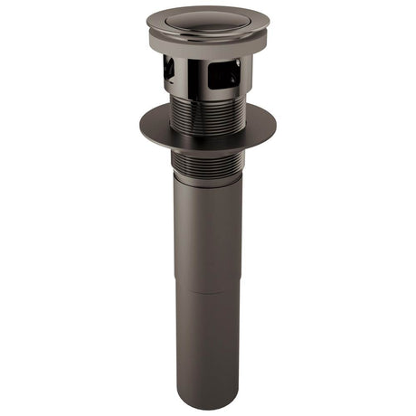Brizo - Other Push Button Pop-Up Lavatory Drain With Overflow - Brilliance Black Onyx