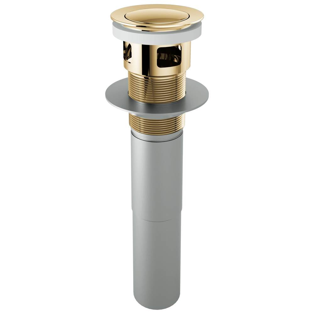 Brizo - Other Push Button Pop-Up With Overflow - Polished Gold