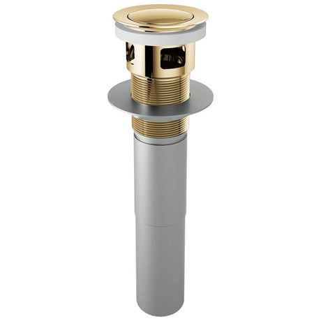 Brizo - Other Push Button Pop-Up With Overflow - Polished Gold