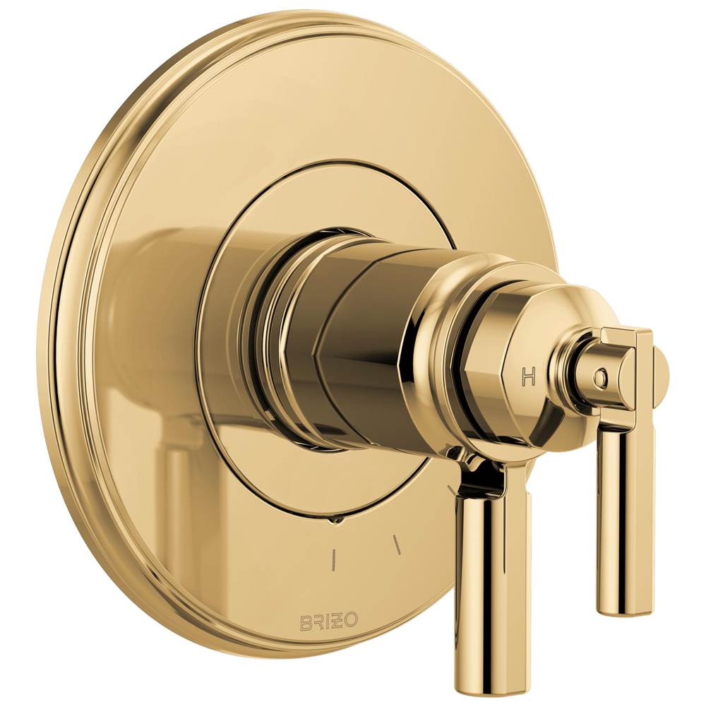Brizo - Invari Tempassure Thermostatic Valve Only Trim - Polished Gold