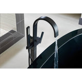 Brizo - Siderna Single-Handle Freestanding Tub Filler - Matte Black
