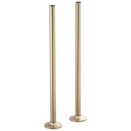 Brizo - Kintsu Floor Mount Tub Filler Unions - Luxe Gold
